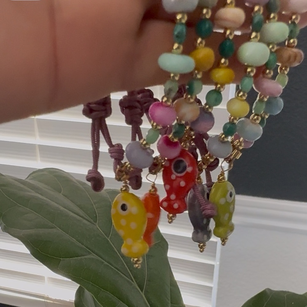 Colorful Opal Beaded Bracelets - Picture 7 of 8